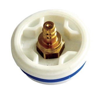 Disposal unit plug with connector
